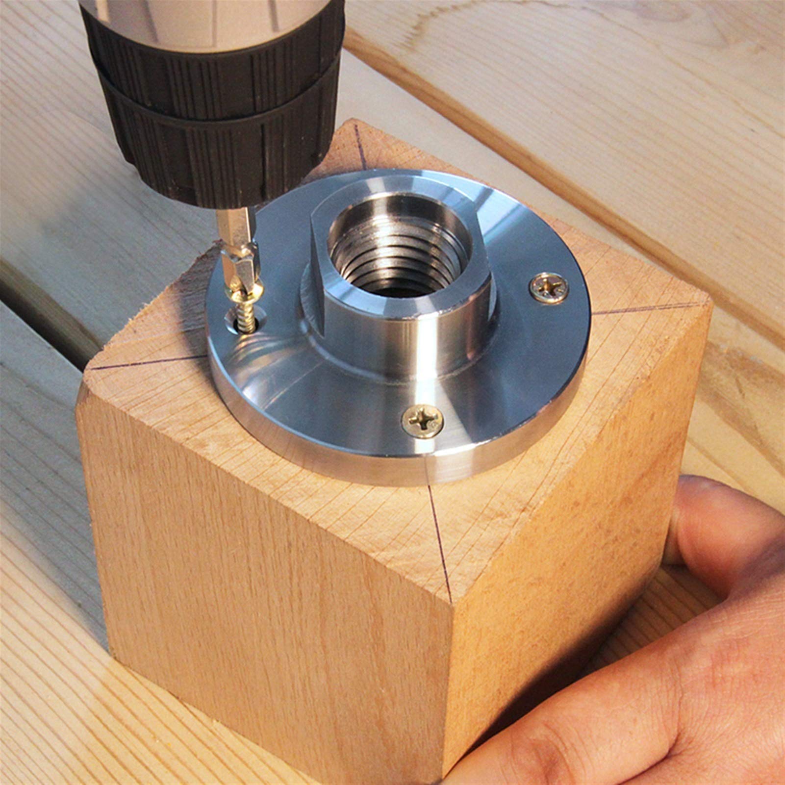 TASP-placa Frontal De Torno De Madera, 2, 3, 4 Y 6 Pulgadas, for Máquina De Carpintería Con Rosca M33 X 3,5, Plato De Torno Con Brida(150mm M33x3.5)
