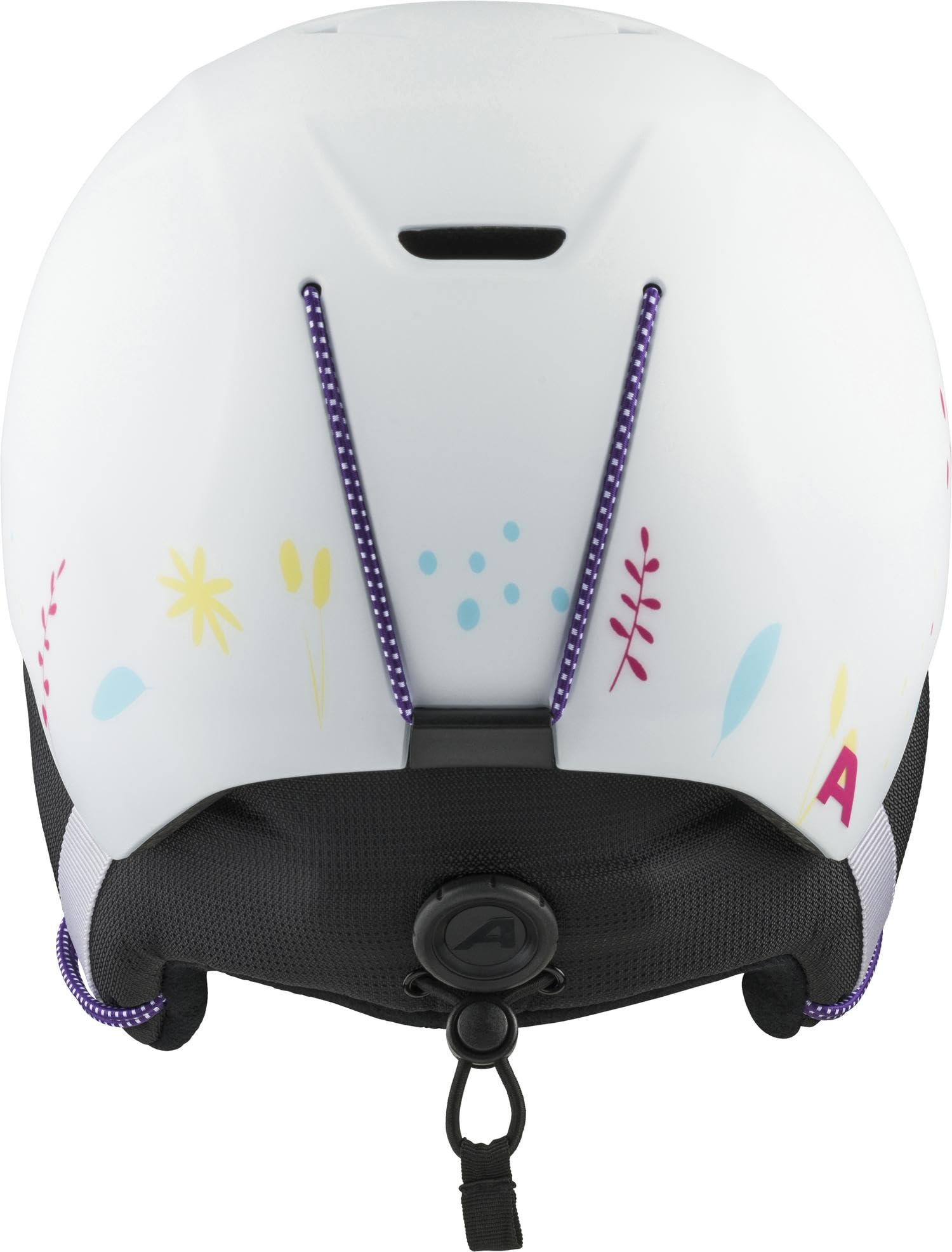 ALPINA Brix Jr Casque de Ski Jeunesse Unisexe, Blanc/Graphique Mat, 48-52