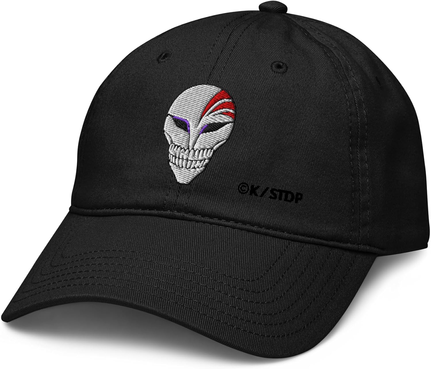 Anime Series Embroidered Ichigo Hollow Mask Adjustable Baseball Hat