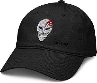Anime Series Embroidered Ichigo Hollow Mask Adjustable Baseball Hat