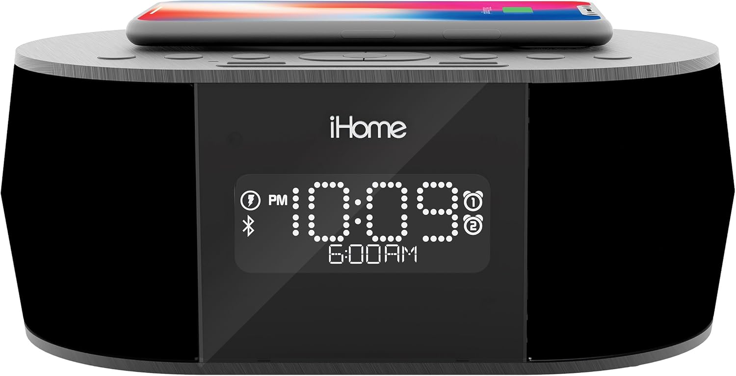 Uр Tо 40% оƒƒ iHome iBTW38 Digital Alarm Clock with USB and Qi Wireless Charging for iPhone 13, 13 Pro ,13 Mini 12,11, XR, XS, X, 8, Galaxy S20, Z Flip, Fold, S10, S9, S8, Note 10, 9 and More 🛒 Crаzу Dеаlѕ iHome iBTW38 Digital Alarm Clock with USB and Qi Wireless Charging for iPhone 13, 13 Pro ,13 Mini 12,11, XR, XS, X, 8, Galaxy S20, Z Flip, Fold, S10, S9, S8, Note 10, 9 and More