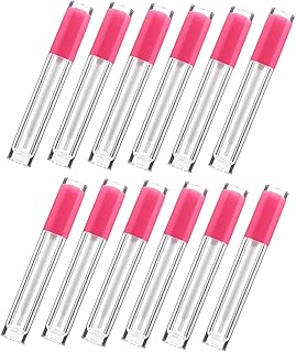 Beavorty 24 Pçs Tubo Vazio De Brilho Labial Recipientes De Plástico Transparente Recipientes De Maquiagem Recipientes Líquidos Recipientes De Brilho Labial Tubo De Esmaltes Labiais Tubo De