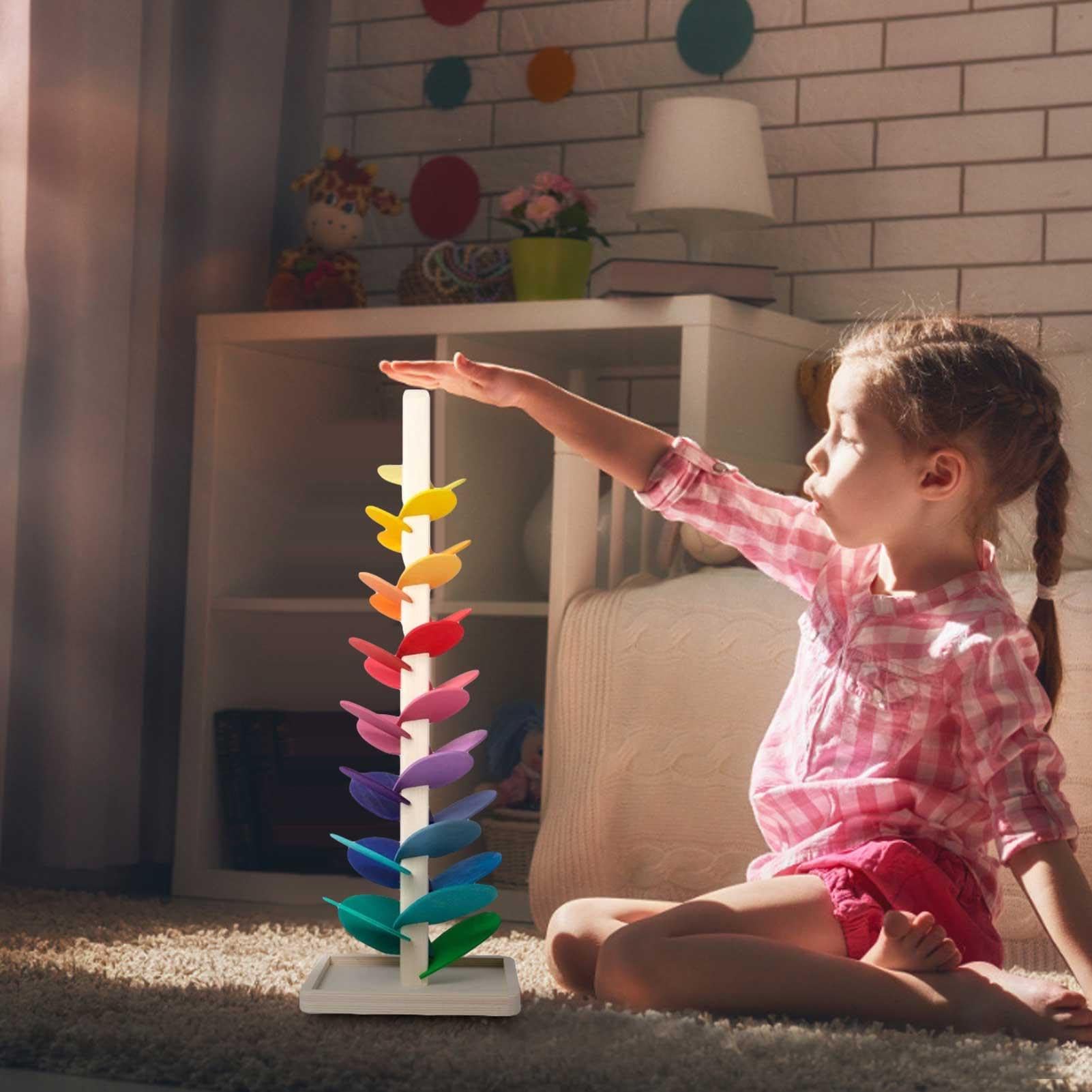 Giocattoli in legno | Giochi di alberi musicali colorati in legno - I giocattoli in legno per bambini piccoli aiutano a stimolare le capacità motorie sensoriali, tattili, uditive e fini