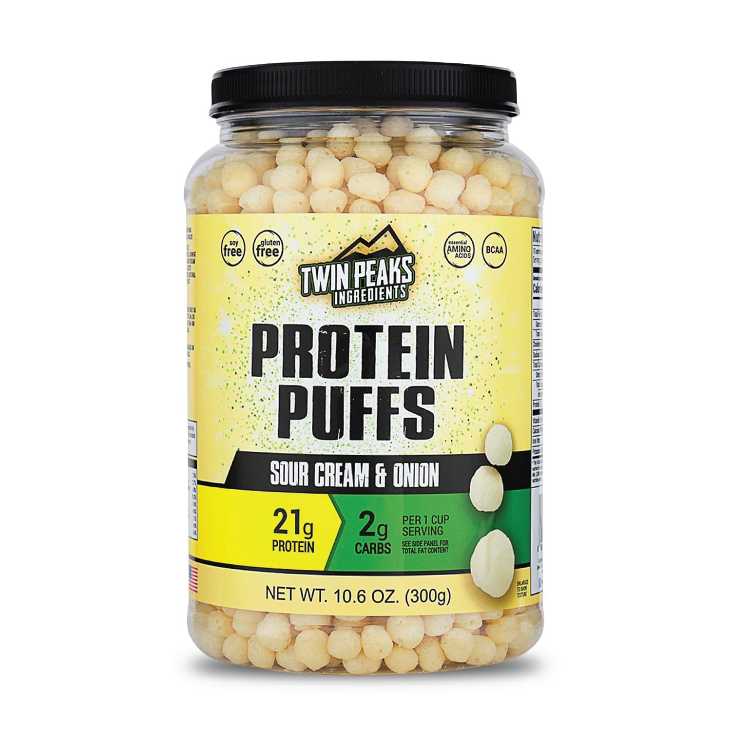 Buy Twin Peaks Low Carb, Keto Friendly Protein Puffs, Sour Cream