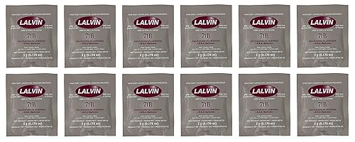 Lalvin 71B Active Dry Wine Levadura - Paquete de 12 - North Mountain Supply Fresh Levadura