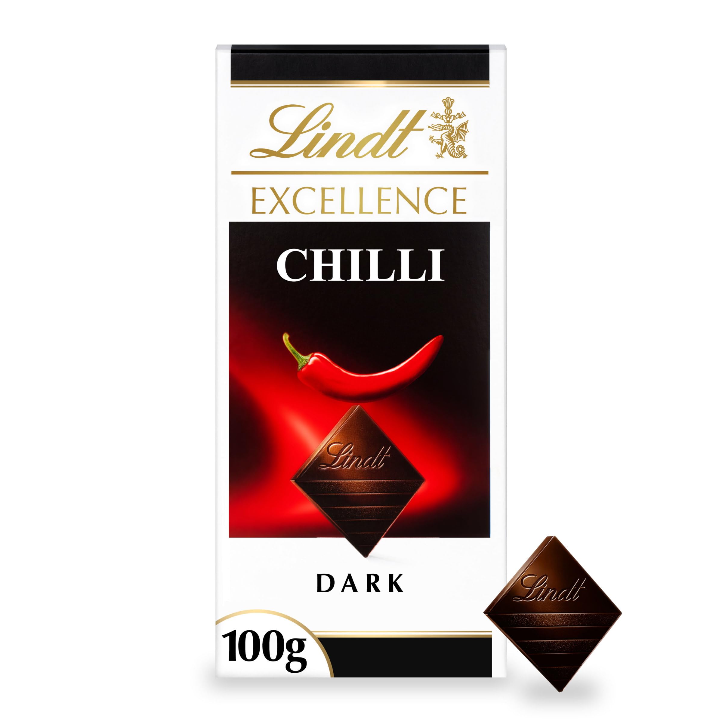 Excellence Chilli Dark Chocolate Bar – 100g – Christmas, Gift for Him & Her – A Bold and Spicy Festive Treat