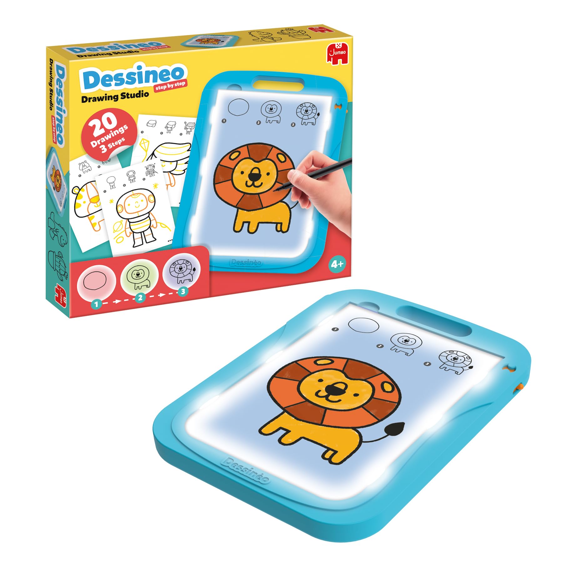 Diset Dessineo Draw Studio Plateforme éducative pour Apprendre à Dessiner, à partir de 4 Ans