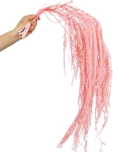 5Pcs Pink Dried Amaranthus 25" Natural for Wedding Arch & Wall