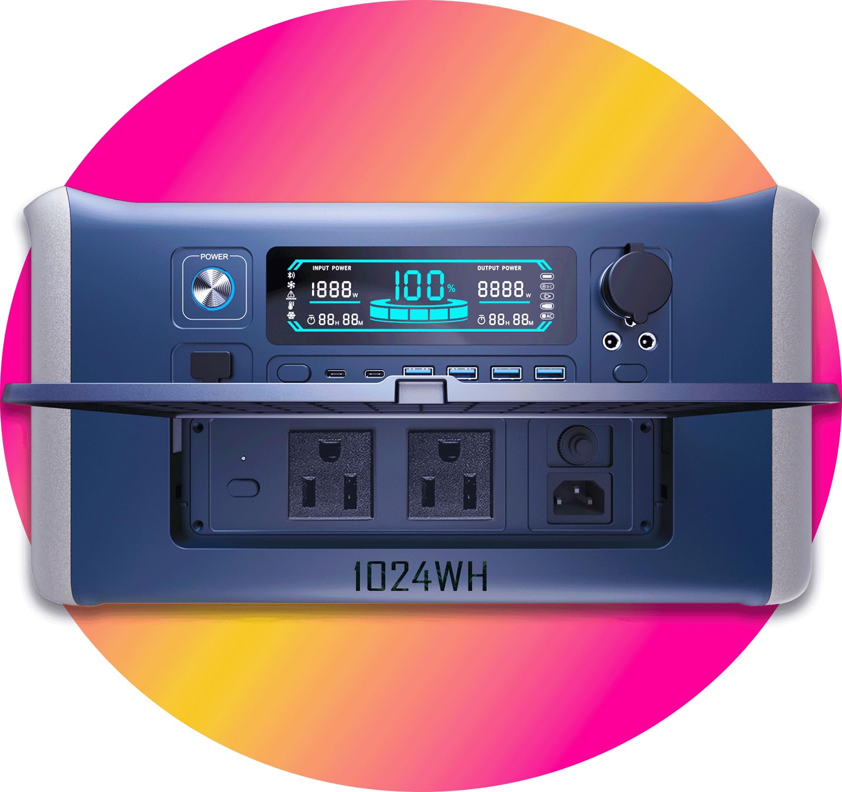 Amazon.co.jp: UAPOW 1000W 1500W 2000Wポータブル電源