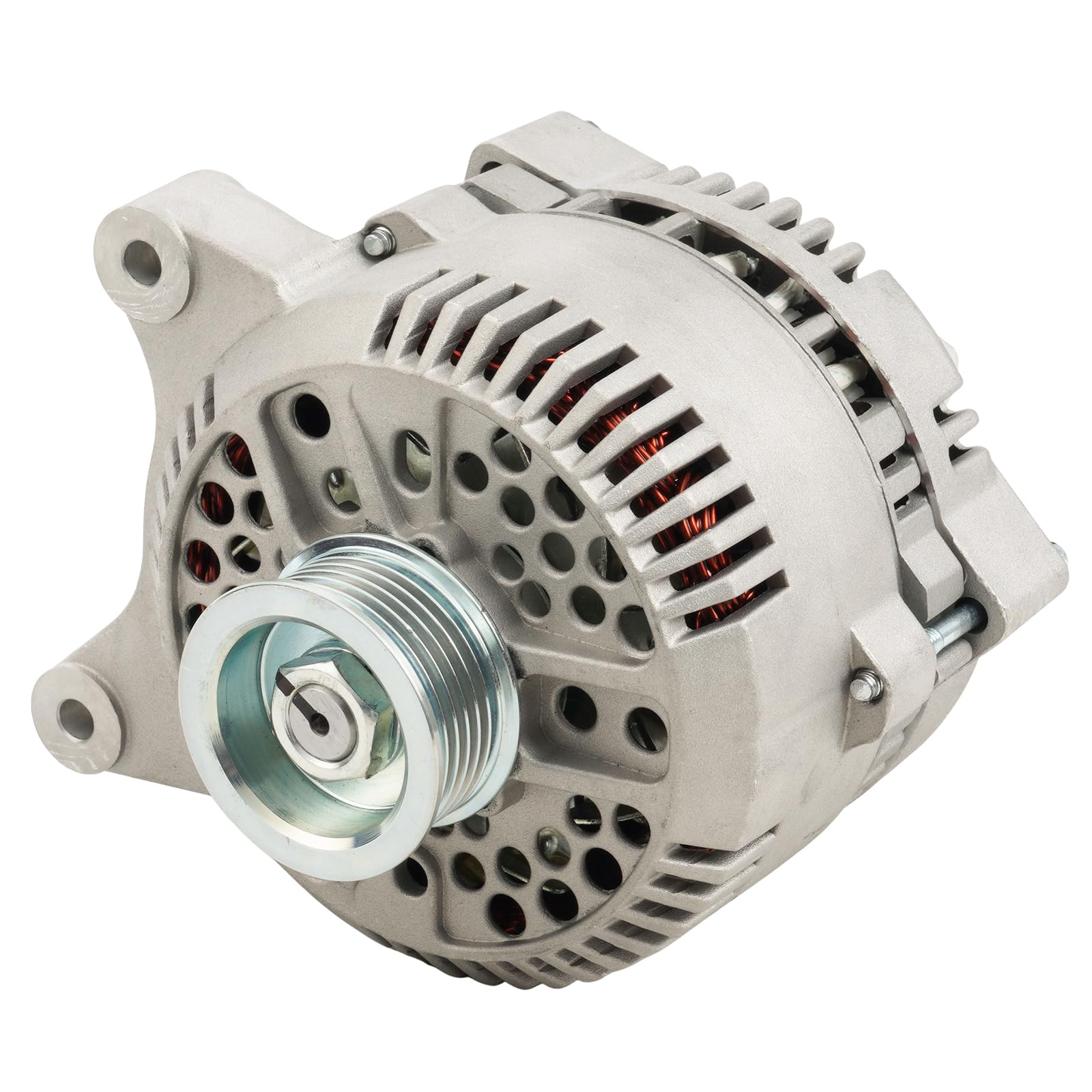 KAC New Auto Alternator Generators Replacement for 2004-2008 E-350 Super Duty 6.8L, 2004-2008 E-250, 2004-2008 E-150 Replace 7764 OEM Design