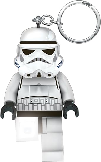 LEGO Star Wars Key Light - Stormtrooper KE12H, Large 3 Inch Tall Figure, Keychain with LED Light, Bag Charm
