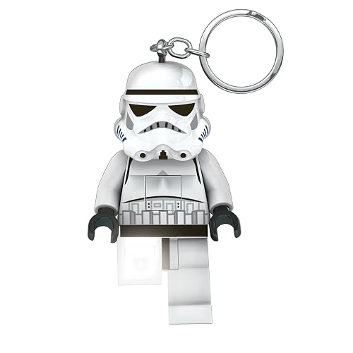 IQ Lego Star Wars Stormtrooper Llavero Linterna LED Juguetes de Regalo para niños