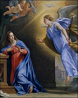 Trinity Stores Wood Plaque - 4x5 Annunciation 2 by Museum Art Classics