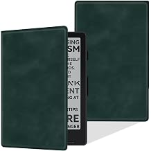 Magnetic Folio Case for Xteink X4 eReader 4.3", Slim Lightweight Premium PU Leather Cover with Magnetic Closure Dark Green