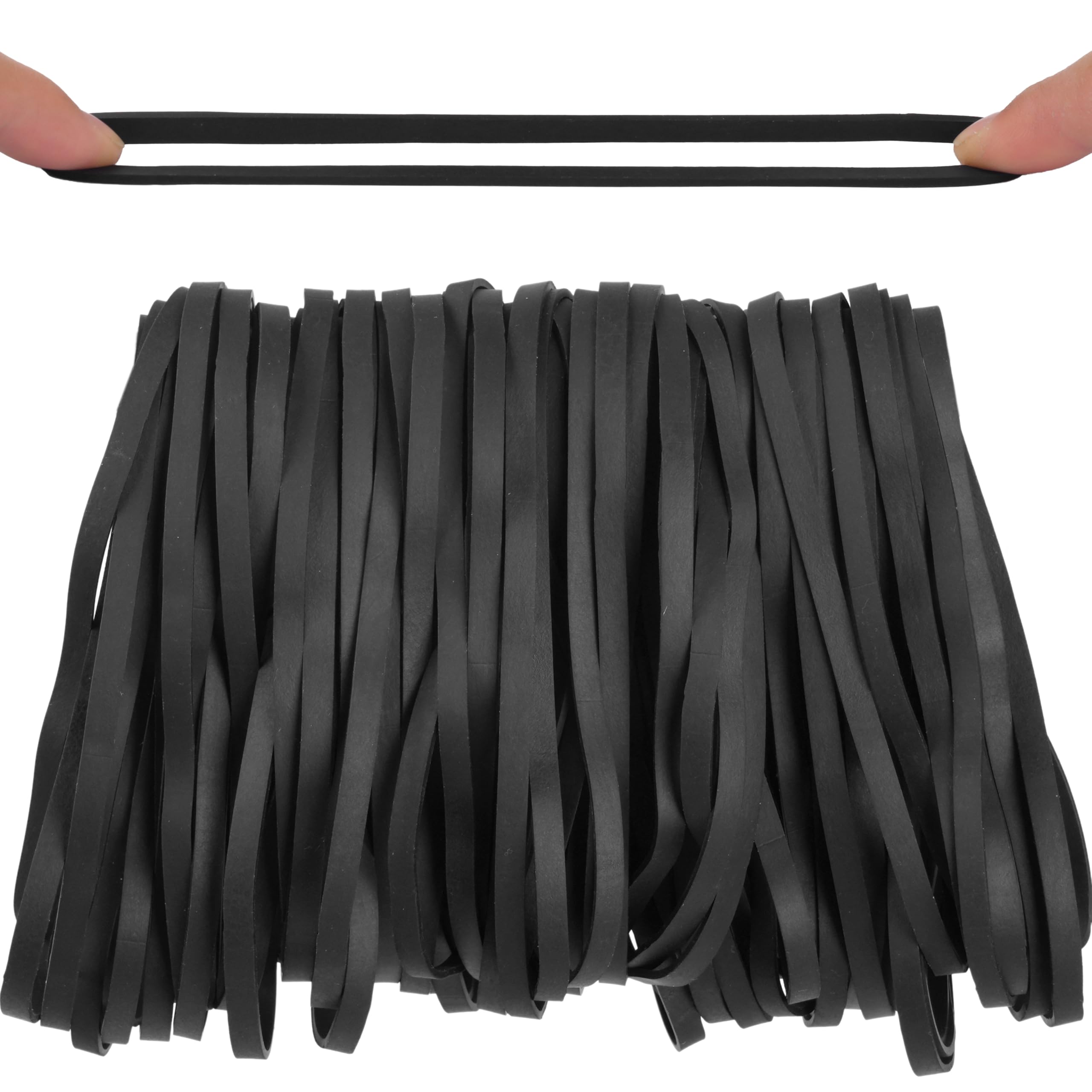 Rubber Bands Black 50Pcs Large150x6mm Tactical Elastic Bands