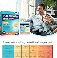 Vista 22 de Parches para dejar de fumar Paso 1 Parche para dejar de fumar, 30 parches para dejar de fumar que funcionan con 2 semanas, parche antitabaco 21 mg