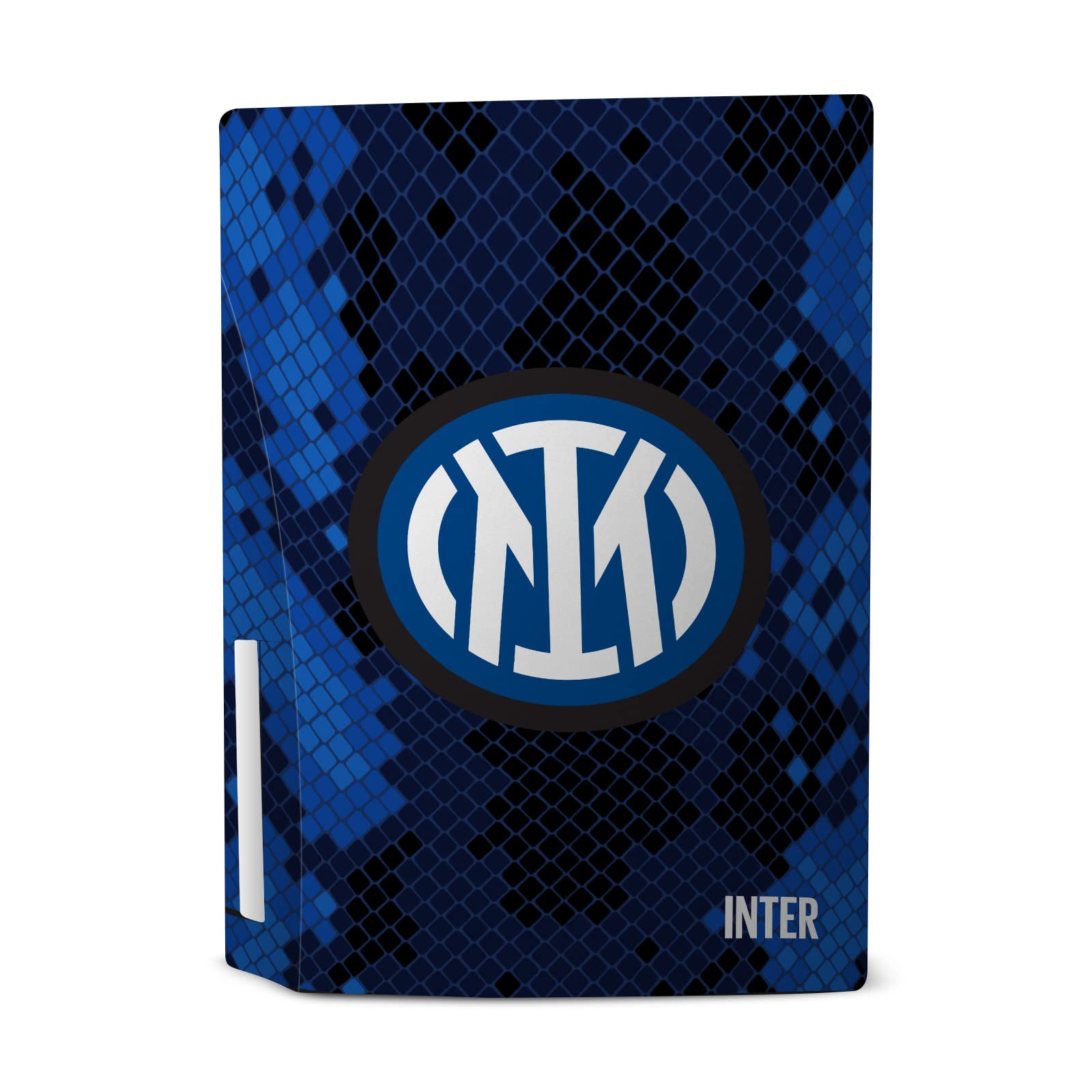 Head Case Designs Licenza Ufficiale Inter Milan Home 2021/22 Kit Crest Vinile Frontalino Sticker Gaming Pelle Adesivo Compatibile con Sony PlayStation 5 PS5 Disc Edition Console & DualSense Controller