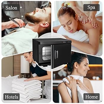 Towel Steamer Quick Heating Hot Towel Warmer Spa Towel Heater SPA Facial 202°F In 10mins Skin Moisturizing Tool Facials, Shaving