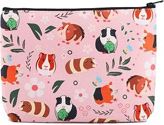 Guinea Pig Makeup Bag Guinea Pig Gifts For Girls Women Gifts For Guinea Pig Lovers Cute Animal Guinea Pig Zipper Pouch (Guinea Pig Makeup Bag)