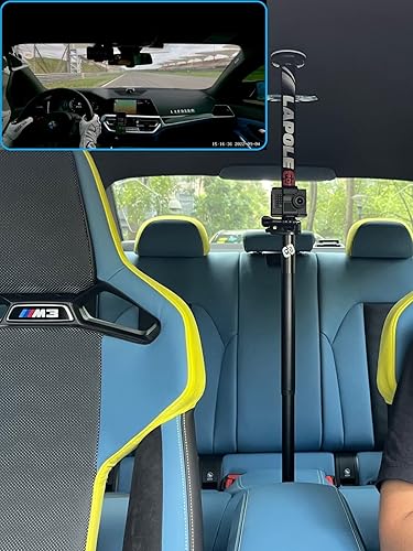 Miniatura 5 de Soporte telescópico Gen2 de leva a bordo (mini 19.7-31.5 in). para HPDE, Track Day, Autocross y Drifting captura de vídeo a bordo. GoPro, DJI