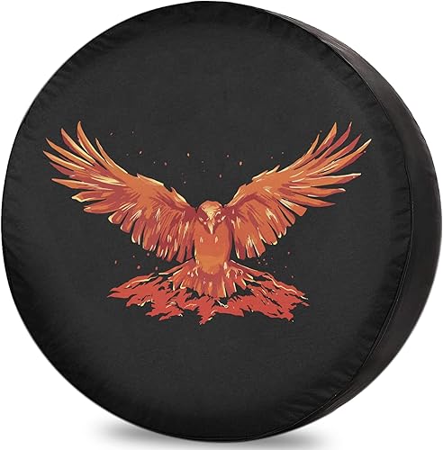 Cubiertas de neumáticos de repuesto para remolque de caravana, Flying Phoenix, resistentes a la intemperie, a prueba de polvo, universales para