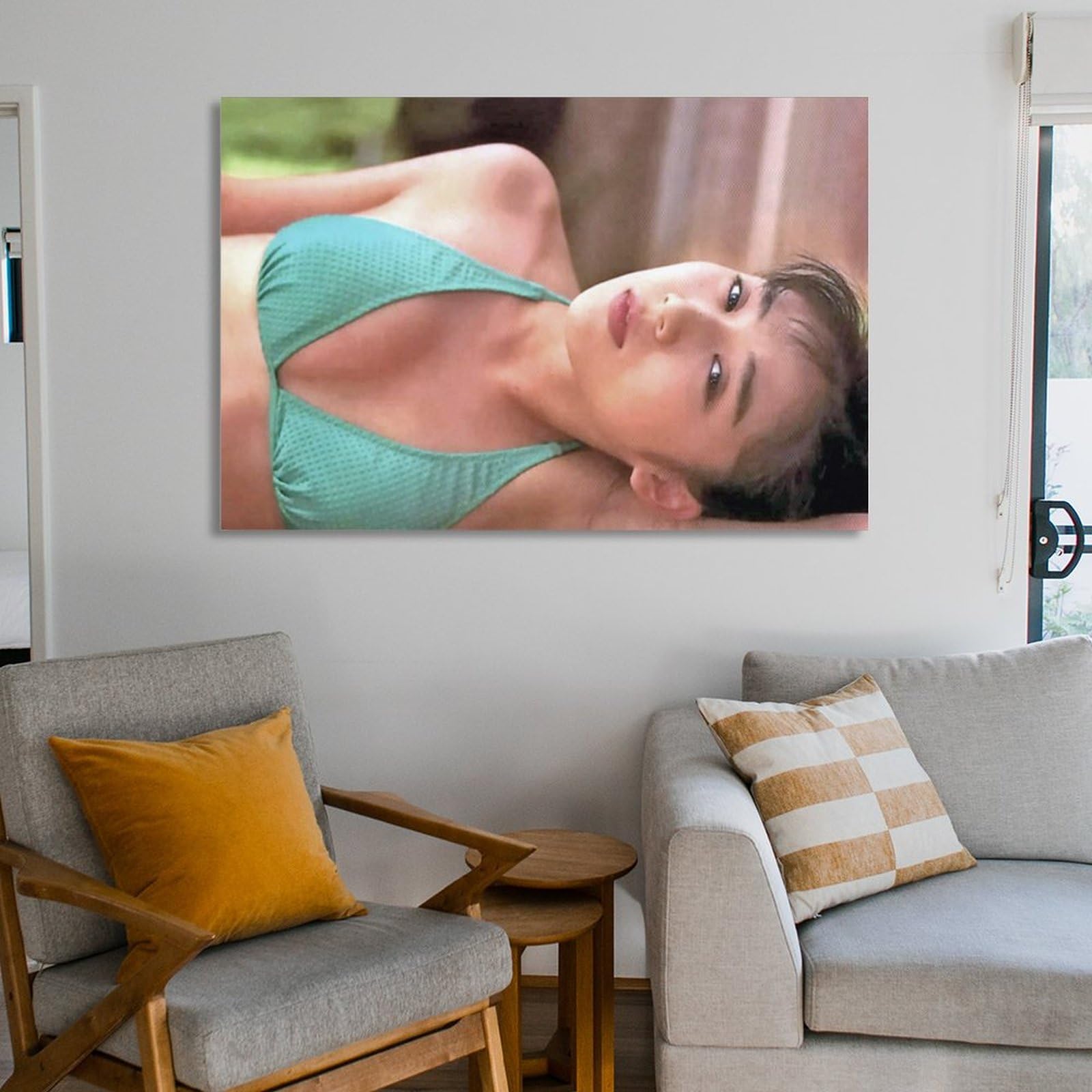 Amazon.co.jp: 松下由樹水着セクシー写真ポスターアートパネル 印刷