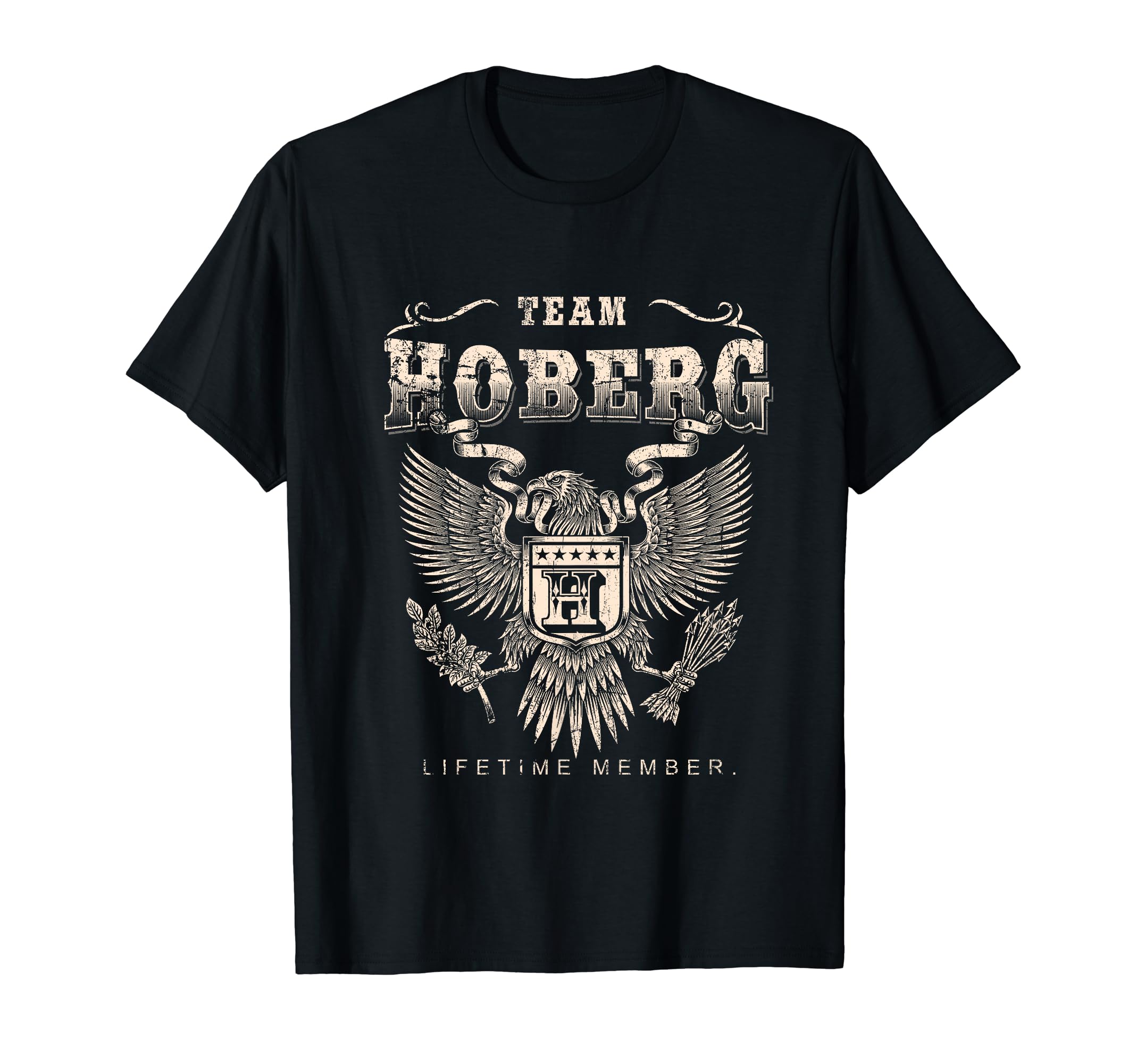 Team Hoberg Lifetime Member - Hoberg Name T-Shirt