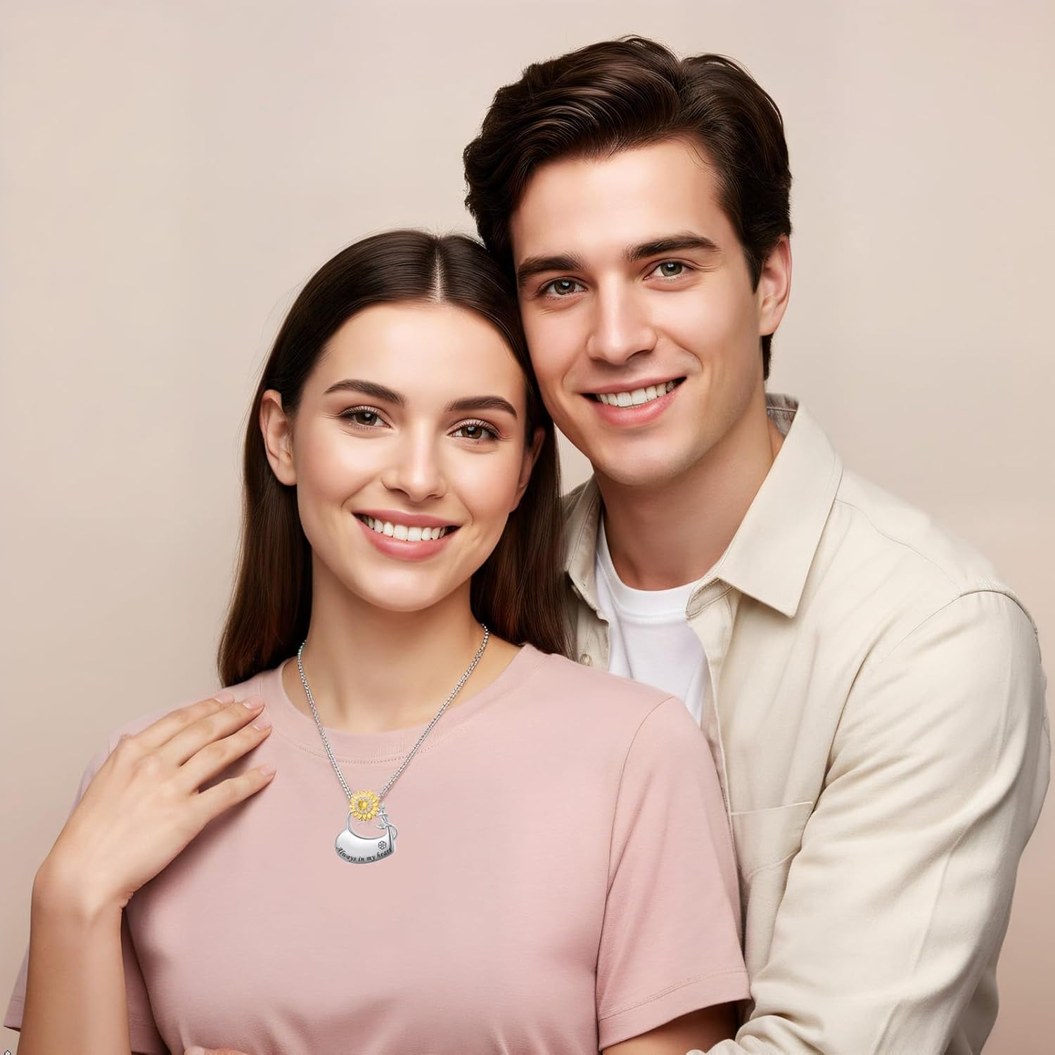 DAOCHONG 925 Sterling Silver Sunflower Cremation Jewelry Heart Urn Necklaces for Ashes for Women Memorial Human Ashes Pendant Keepsake Necklace for Ashes of Loved Ones - Image 8