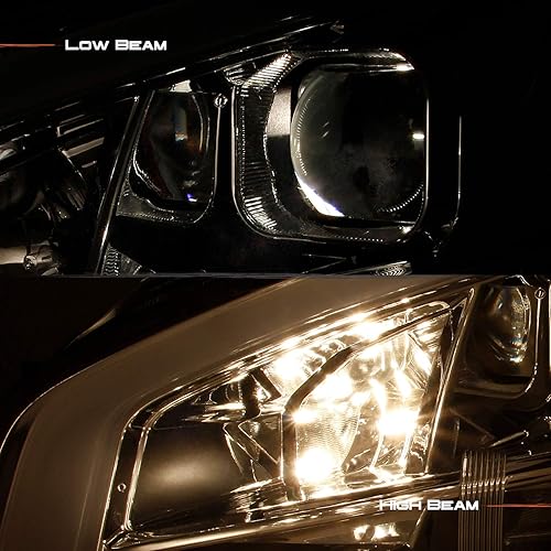 Miniatura 7 de AKKON - Compatible con 2009 2010 2011 2012 2013 2014 Nissan Maxima LED DRL tubo de luz proyector faros delanteros faros delanteros reemplazo
