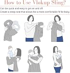 Baby Sling Ring Sling Carrier Wrap - Soft Lightweight Cotton Baby Slings for Infant, Toddler, Newborn and Kids - Great Shower Gift, Lightly Padded, Adjustable - Nursing Cover Grey