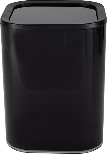 Miniatura 5 de Bath Bliss Juego de baño acrílico de 6 piezas  Cepillo de inodoro  Bote de basura  Bomba de jabón  Jabonera  Vaso  Soporte para cepillos de dientes