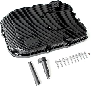 AUCERAMIC 7252703707 Transmission Oil Pan w/Drain Plug Fit for 2015-2024 Mercedes-Benz C300 C43 AMG W205 CLS400 CLS450 W218 E300 E400 W213 GLC300 X253 GLE43 AMG X166 S550 W222 7252703114 7252708804