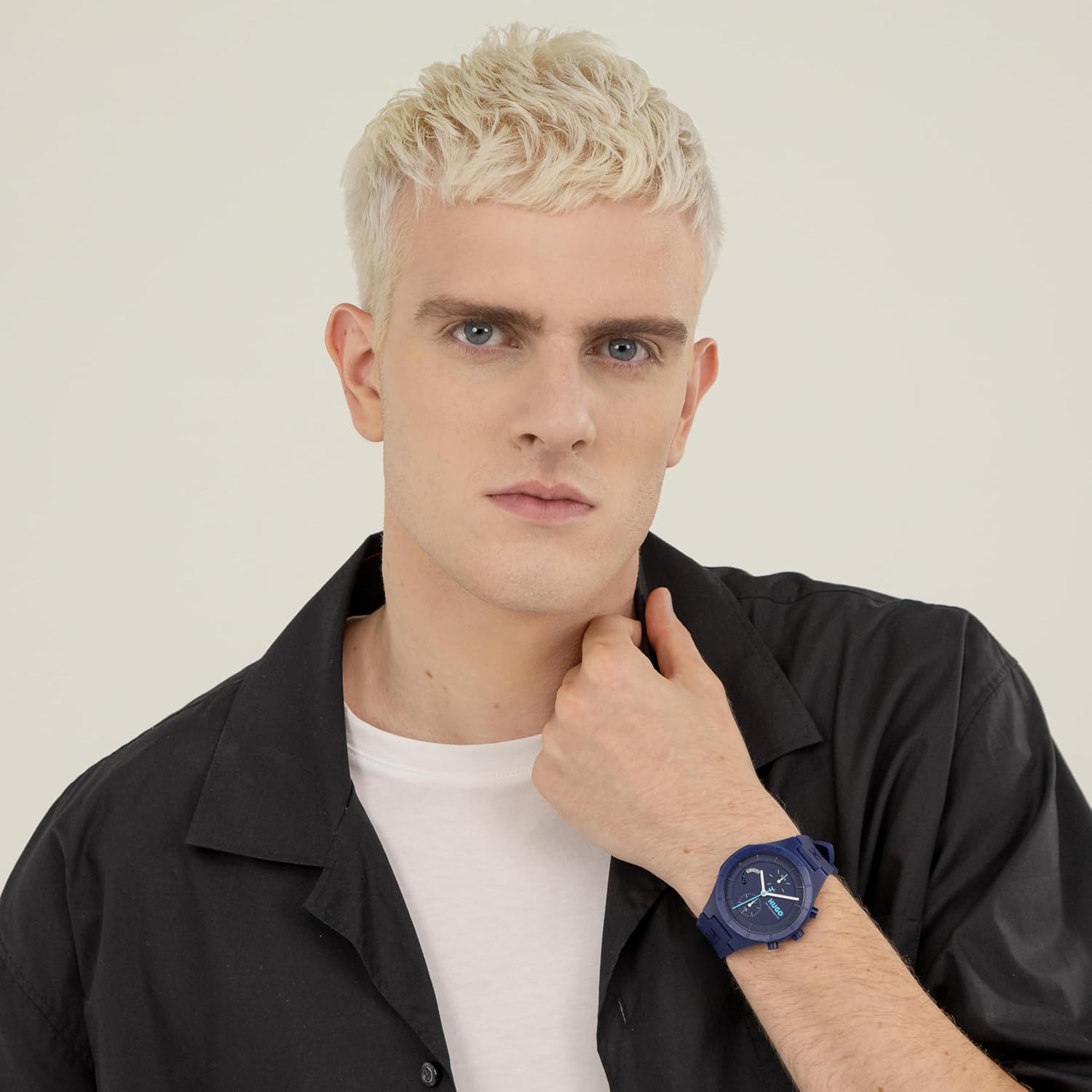 HUGO Men's #LIT Multi Watch – Lightweight TR90 Case, Multifunction Movement, Bold and Playful Design, Quartz Accuracy, Stylish Everyday Wear - Gift for Him - Image 6