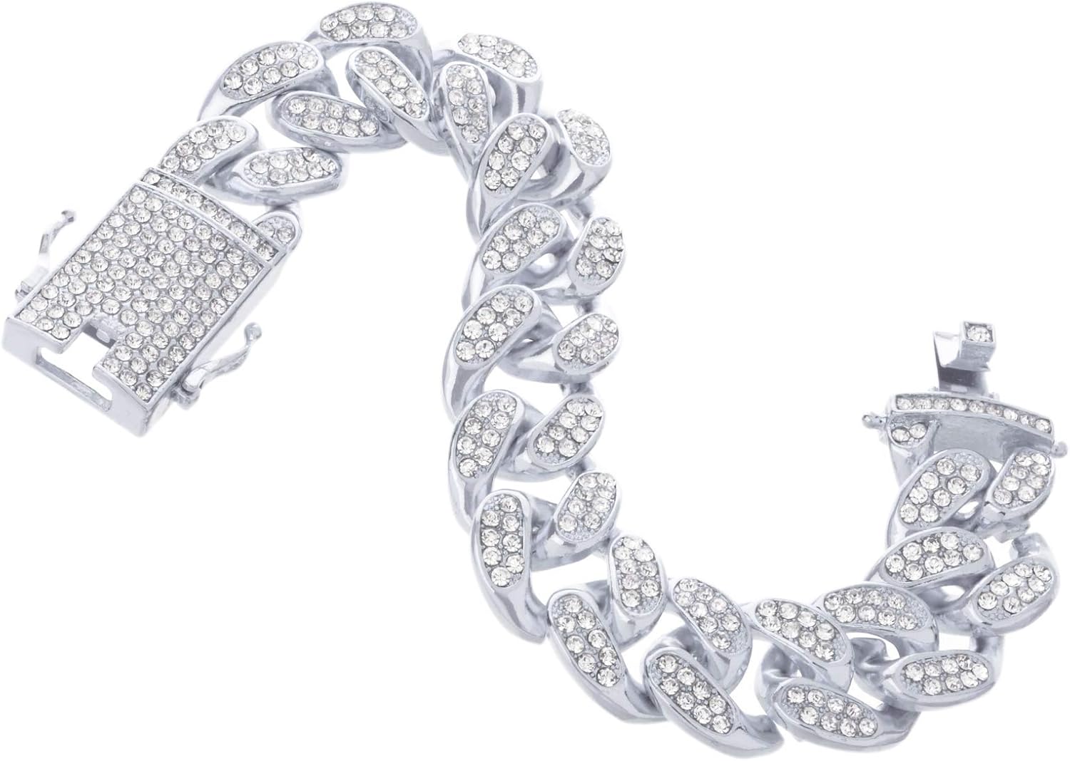 Bust Down Heavy 20mm Cuban Link Chain 8.5" Men's Bracelet CSN 2009 S