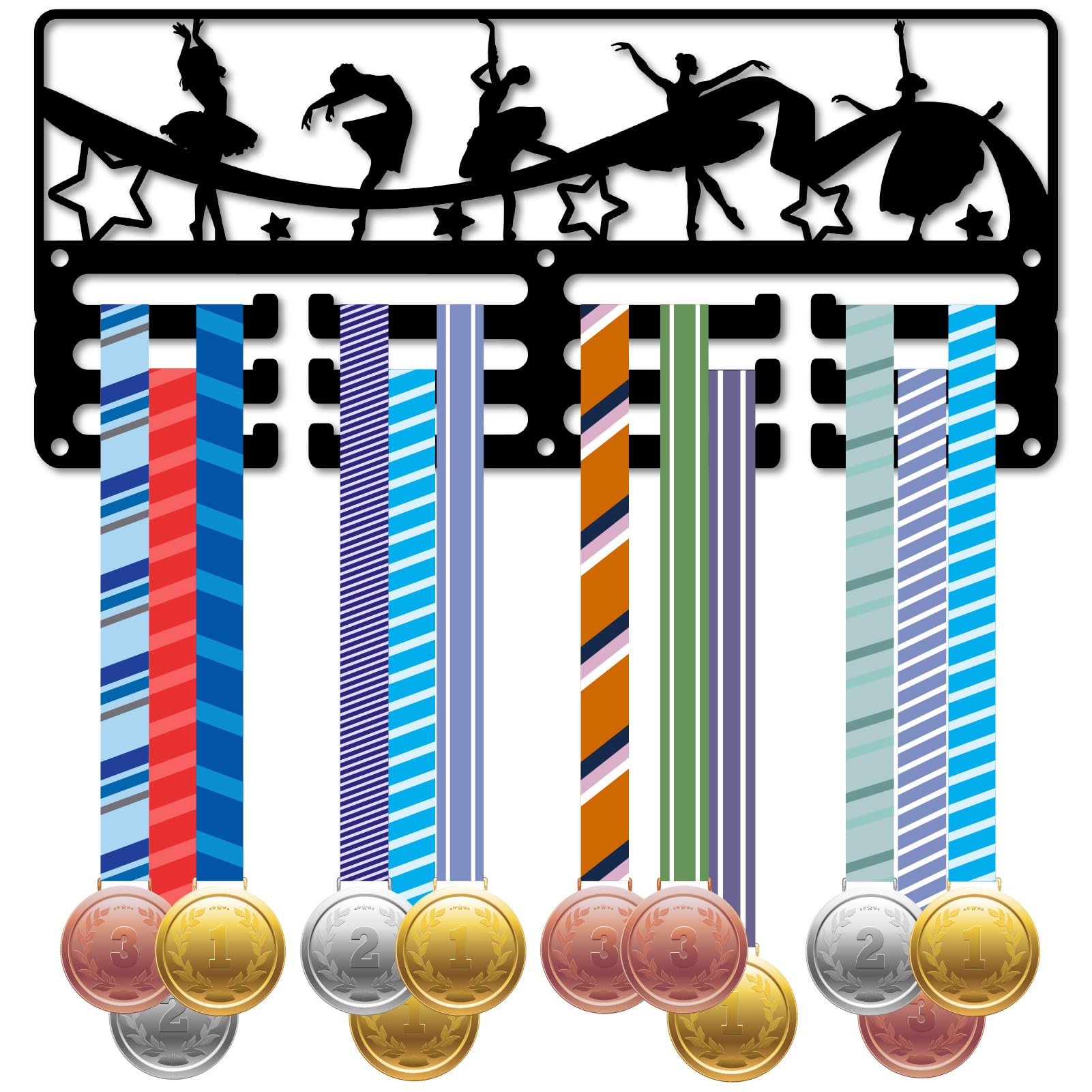 CREATCABIN Soporte para Medallas de Atletismo, Soporte para Exhibición de Medallas, Marco de Pared, Atletismo, Corredores, s Deportivas, Cintas, Soporte para Colgar, Ganchos Pequeños para Correr En la — view 10