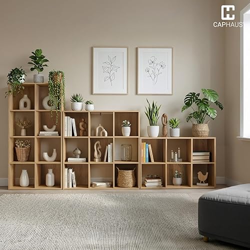 Miniatura 18 de Fencer Wire Estante organizador de almacenamiento de cubos de 11 pulgadas con parte posterior, con borde exterior, divisor de estantes de gris