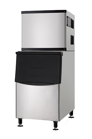 Foster Commercial Ice Maker Commercial Ice Machine 350lb Half dice Per Day, Industrial Modular Full Dice Ice Cube Machine, Quiet Operation, Air Cooling System, Self-Cleaning