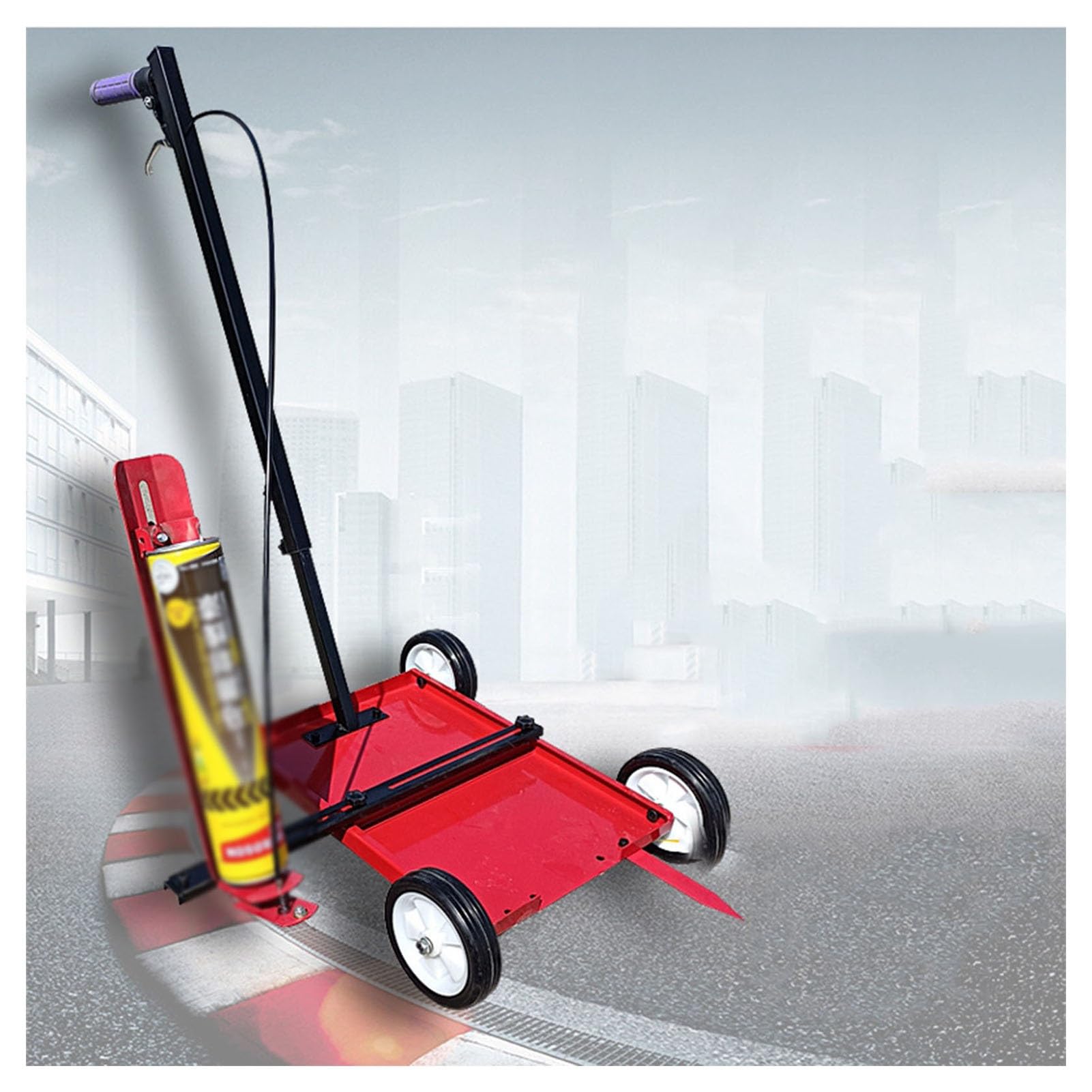 GTHTUHFD Line Marking Machine With Wheels,Floor Line Marker,Sports Pitches Court Marking,Marking Tools,For Schools Sports Surfaces Industrial Marking
