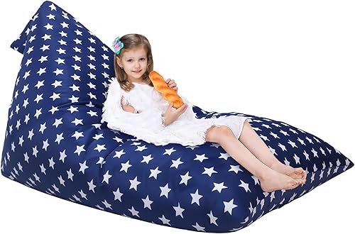 Miniatura 103 de Jorbest Almacenamiento de animales de peluche, almacenamiento de puf de peluche de fútbol, funda para silla de puf de fútbol para niños, asiento de