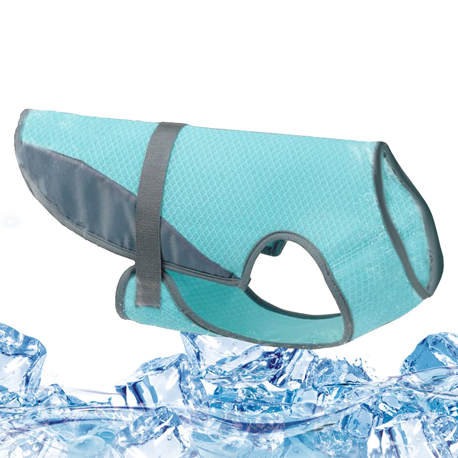 Cooling Harness for Dogs | Summer Cooling Jacket for Dogs | UV Protection Adjustable Shirt Pet Outfit for Small Medium Puppy Hiking Beach Outdoor Travel Walking Camping