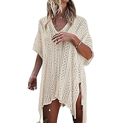 HARHAY Women's Summer Swimsuit Bikini 2023 Beach Swimwear Crochet Cover up