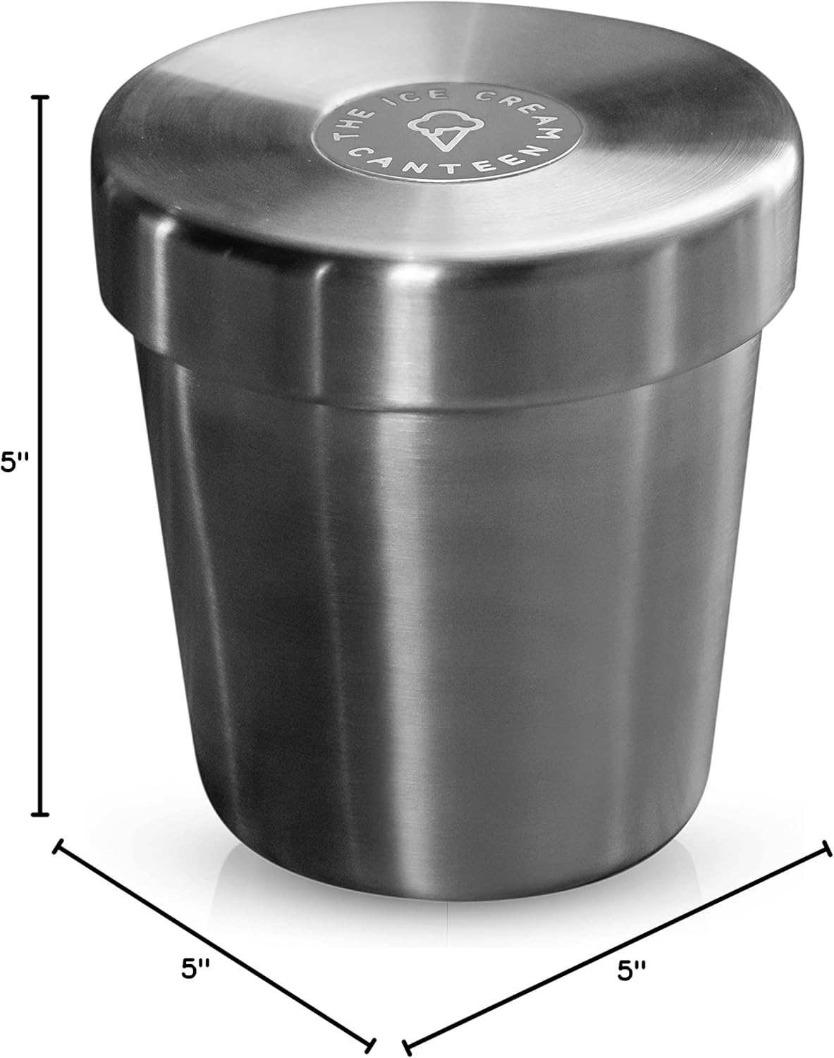 | Original Shark Tank Insulated Ice Cream Pint Holder and Chiller | Stainless Steel Food Container for Frozen Treats, Travel, Beach & Gifts for Ice Cream Lovers (Stainless Steel) - Image 9