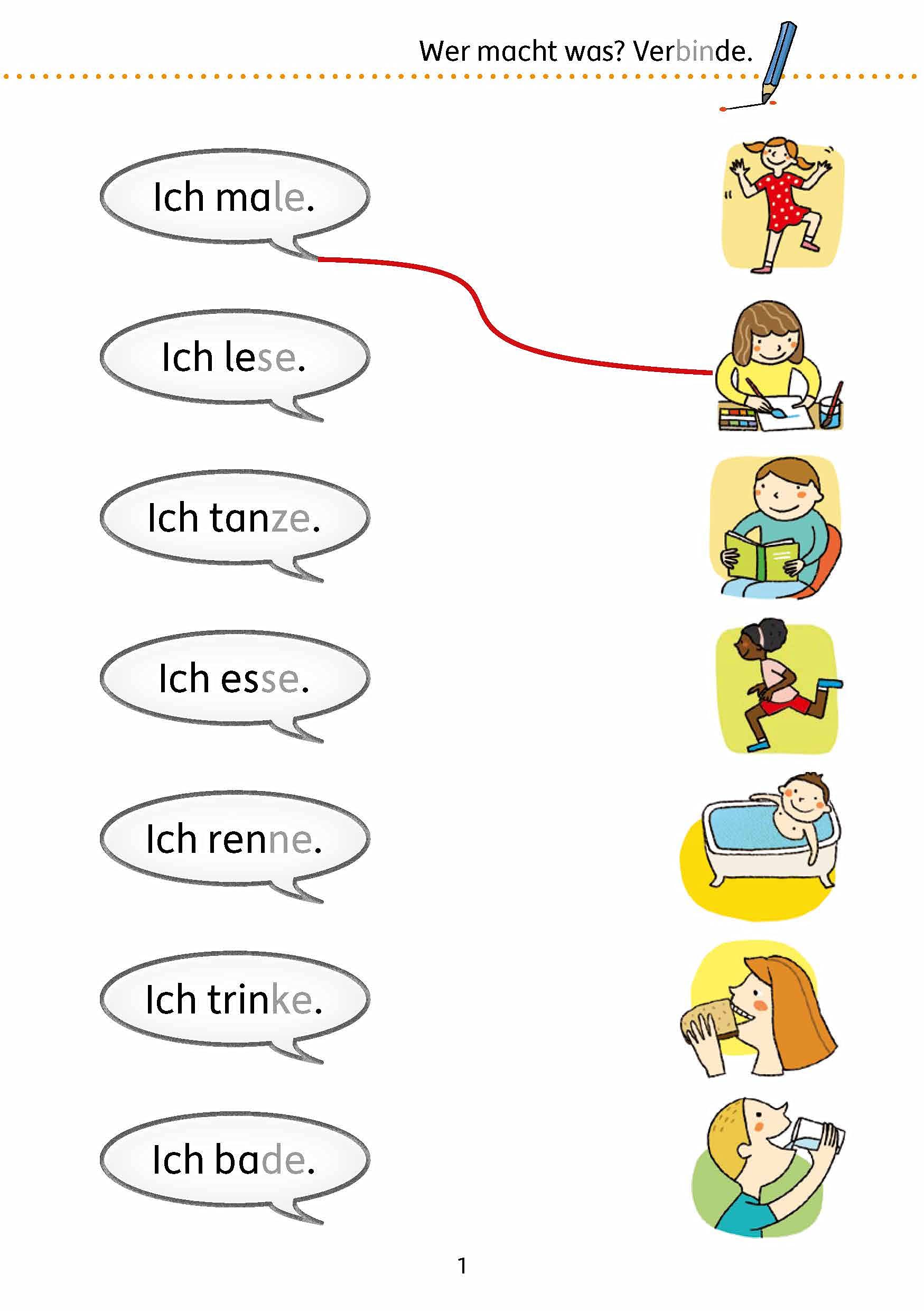 Mein Übungsheft Lesen – 1. Klasse: Vom Satz zum Text: Lese-Aufgaben mit Lösungen - Silben lesen lernen: 472