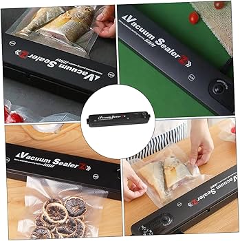 VINTORKY Sturdy Lasting Household Sealer Vacuum Sealing Machine Dual Sealing Modes for Soft Dry Wet Greasy Powdery Bags : Amazon.ca: Home