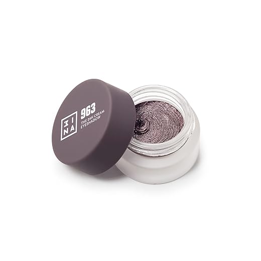 3INA MAKEUP - Vegan - The 24H Cream Eyeshadow 963 - Gris pardo - Sombra de ojos en crema de 24H de duración - Sombras en tonos mates y brillantes - Alta pigmentación -Fórmula waterproof - Cruelty Free