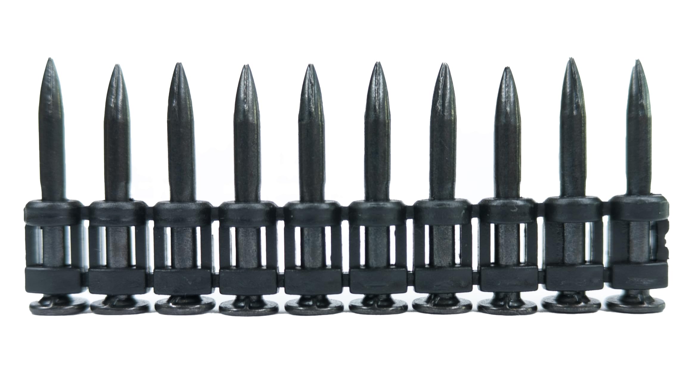 FVSCM 1" Collated Concrete Nails, .115" Shank Black Pins for Fastening Metal Framing to Concrete or Steel by Gas Acutated Tools, 1000pcs/pack
