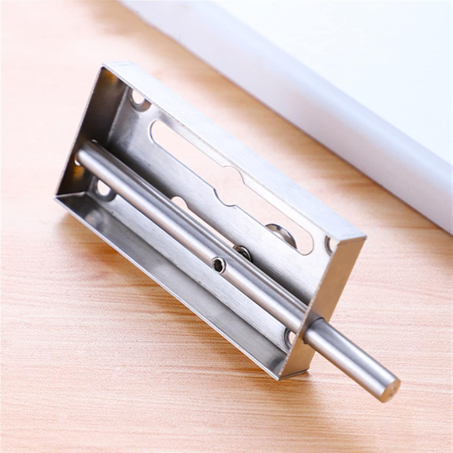Stainless Steel Latch Chain Lock Door Bolts Thickened Buckle Doors Windows Wine Theft Chain 1Pcs