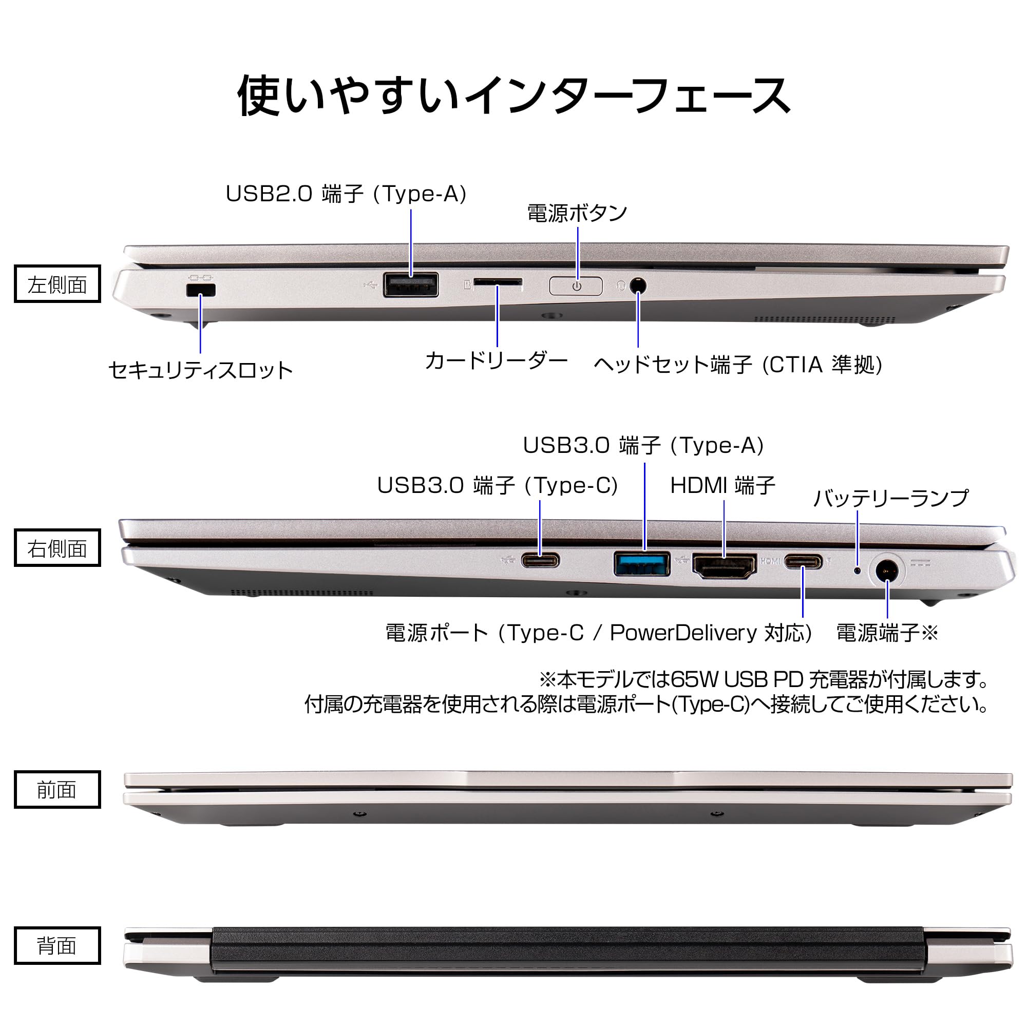 バッテリーOK美品】2023年製 mouse B4 8GB SSD256GB