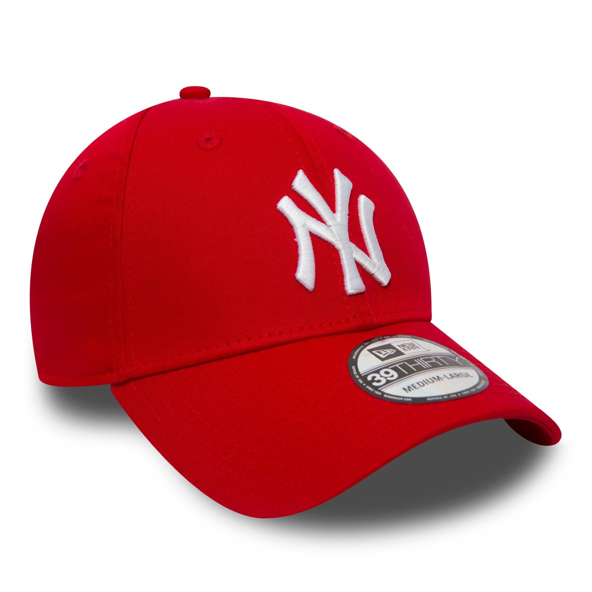 New Era Gorra 39Thirty League NY BasicEra Mujer/Hombre - Gorras Yankees con Visera, Cerrado por atrás Verano/Invierno Primavera Verano Otoño Invierno