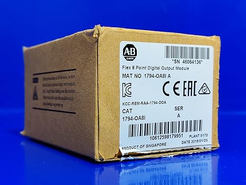 Miniatura 6 de 1794-OA8I 8 Puntos 120VAC Salida, Módulo de Salida, CA, Estilo abierto, Flex I/O, Discreto, Montaje DIN IP20 1794OA8I 1794-1794 PLC Master